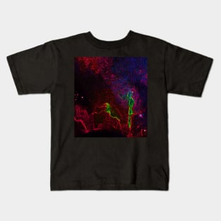 Black Panther Art - Glowing Edges 152 Kids T-Shirt